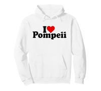 I Love Heart Pompei Felpa con Cappuccio