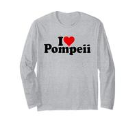 I Love Heart Pompei Maglia a Manica