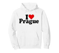 I Love Heart Praga Repubblica Ceca Praha Felpa con Cappuccio