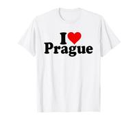 I LOVE HEART PRAGA REPUBBLICA CECA PRAHA Maglietta