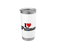 I LOVE HEART PULLMAN WASHINGTON TRE FORCHETTE Bicchiere termico in acciaio inox doppia parete