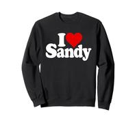 I Love Heart Sandy Cassandra Nome su Una Tee Felpa