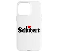 I LOVE HEART SCHUBERT FRANZ COMPOSITORE Custodia per iPhone 15 Pro Max