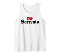 I Love Heart Sorrento Italia Italia Canotta