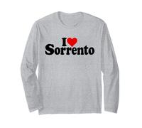 I Love Heart Sorrento Italia Italia Maglia a Manica