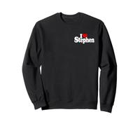 I LOVE HEART STEPHEN STEPH NOME SU UN TEE Felpa