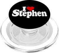 I LOVE HEART STEPHEN STEPH NOME SU UN TEE PopSockets PopGrip per MagSafe