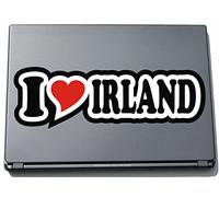 I Love Heart Sticker Decal Sticker Laptop Skin 297 mm I LOVE Irlanda