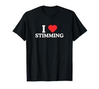 I Love Heart Stimming Funny Gen Z College Meme Divertente per Adolescenti Maglietta