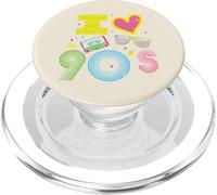 I Love Heart The 90s Retro Throwback Vibes Donne Uomini Bambini PopSockets PopGrip per MagSafe