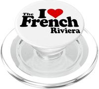 I LOVE HEART THE FRANCESE RIVIERA COTE D'AZUR NIZZA MONACO PopSockets PopGrip per MagSafe