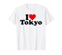 I LOVE HEART TOKYO GIAPPONE Maglietta