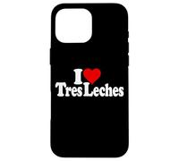 I LOVE HEART TRES LECHES TRE TORTA AL LATTE Custodia per iPhone 16 Pro Max