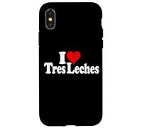 I LOVE HEART TRES LECHES TRE TORTA AL LATTE Custodia per iPhone X/XS