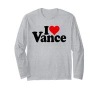 I LOVE HEART VANCE JD VANCE NOME SU UN TEE Maglia a Manica