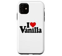I LOVE HEART VANIGLIA Custodia per iPhone 11