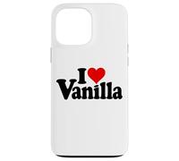 I LOVE HEART VANIGLIA Custodia per iPhone 13 Pro Max