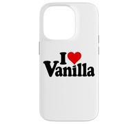 I LOVE HEART VANIGLIA Custodia per iPhone 14 Pro