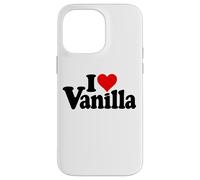 I LOVE HEART VANIGLIA Custodia per iPhone 14 Pro Max