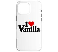 I LOVE HEART VANIGLIA Custodia per iPhone 16 Pro Max