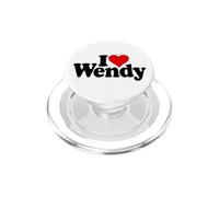 I LOVE HEART WENDY NOME SU UN TEE PopSockets PopGrip per MagSafe