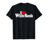 I LOVE HEART WHITE SANDS PARCO NAZIONALE NUOVO MESSICO Maglietta