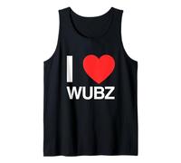 I Love Heart Wubz Techno Music EDM Festival Rave Dubstep DnB Canotta