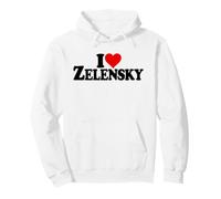 I Love Heart ZELENSKY VOLODYMYR Ucraina UKR Felpa con Cappuccio