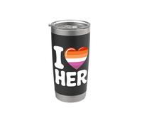 I Love Her Lesbiche Bicchiere termico in acciaio inox doppia parete