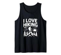 I Love Hiking Natura Avventura Montagne Alberi Canotta