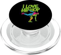 I Love Hip Hop Breakdance Stile vibrante PopSockets PopGrip per MagSafe