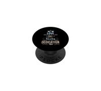 I Love His Huge Dedication Cute Couple Relationship Quote PopSockets PopGrip Adesivo