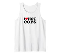 I Love Hot Cops | Funny Police Outfit | Canotta