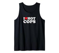 I Love Hot Cops | Funny Police Outfit | Canotta