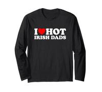 I Love Hot Irish Dads Maglia a Manica