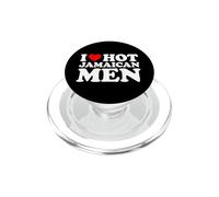 I Love Hot Jamaican Men PopSockets PopGrip per MagSafe