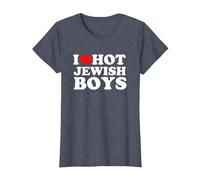I Love Hot Jewish Boys Maglietta, Donna, Pervinca, L