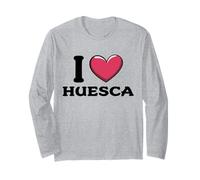 I Love Huesca Spagna Maglia a Manica