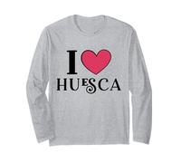 I Love Huesca Spagna Maglia a Manica
