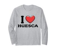 I Love Huesca Spagna Maglia a Manica