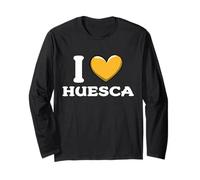 I Love Huesca Spagna Maglia a Manica