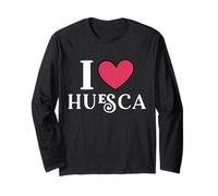 I Love Huesca Spagna Maglia a Manica
