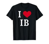 I Love IB, I Heart Initials I.B. Maglietta
