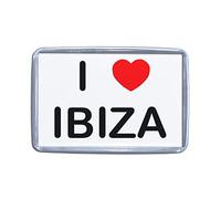 I Love Ibiza - Piccolo magnete del frigorifero in plastica