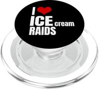I Love ICE cream Raids Funny Political Tees PopSockets PopGrip per MagSafe
