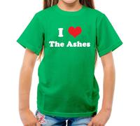 I Love Il Ashes - T-Shirt - Cricket Inghilterra Australia Love Giocatore