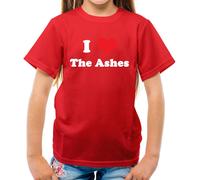 I Love Il Ashes - T-Shirt - Cricket Inghilterra Australia Love Giocatore