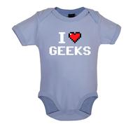 I Love Imbranato (Pixels) - Bambino T-Shirt / Body - Pixel Geek Divertente Cuore