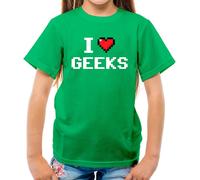 I Love Imbranato (Pixels) - T-Shirt - Pixel, Divertente Cuore Amante Valentines