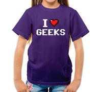I Love Imbranato (Pixels) - T-Shirt - Pixel, Divertente Cuore Amante Valentines